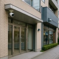 中小企業・店舗のための事務所防犯カメラ設置ガイドと実践ポイントの防犯カメラ設置イメージ